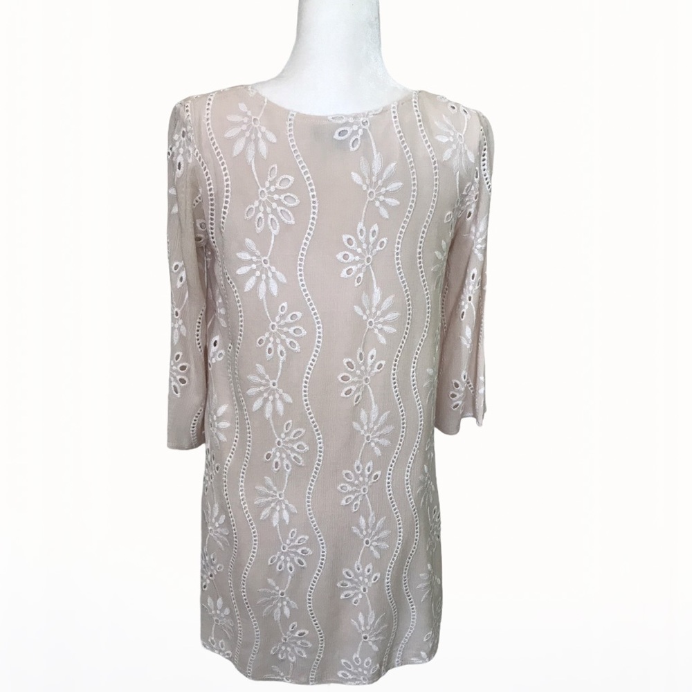 Lulus Floral Embroidered Women’s Blouson-Top - S - Picture 3 of 16
